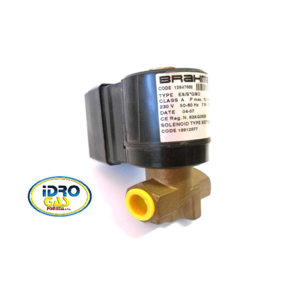 ELETTROVALVOLA GAS BRAHMA E8S/SGMO