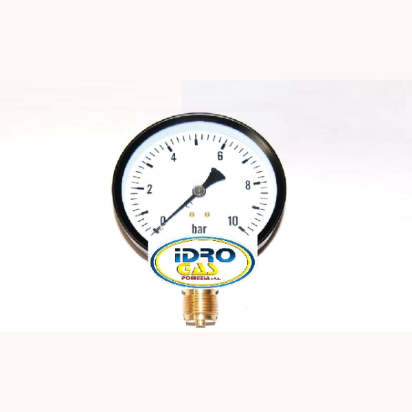 MANOMETRO 0-10 BAR D.50 ATT.1/4