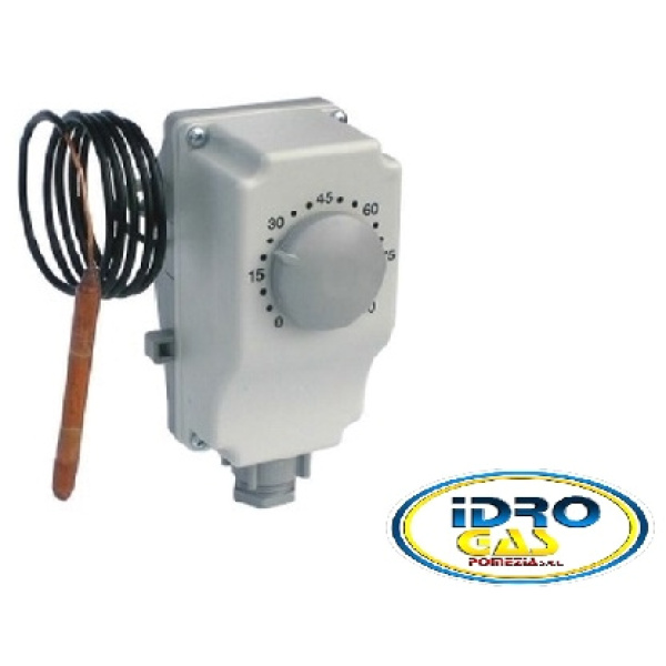 TERMOSTATO C/CAPILLARE 0-90 CON CUSTODIA DA ESTERNO