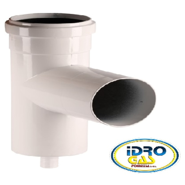 TEE SCARICO CONDENSA D.80 C/TAPPO
