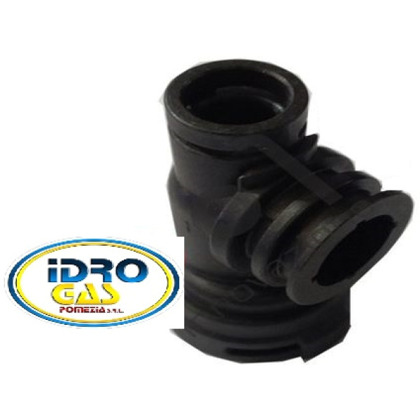 RACCORDO NERO USCITA SCAMBIATORE KALU