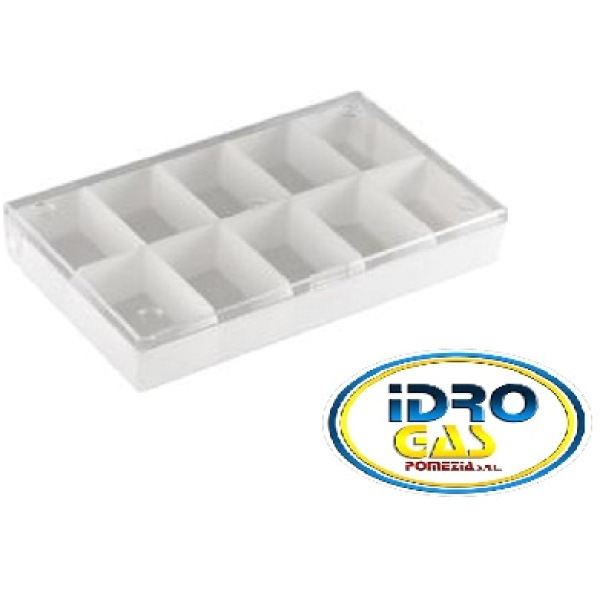 CASSETTA PLASTICA 10 SCOMPARTI