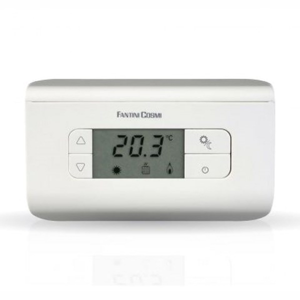 TERMOSTATO AMBIENTE DIGITALE 3 TEMP. BIANCO