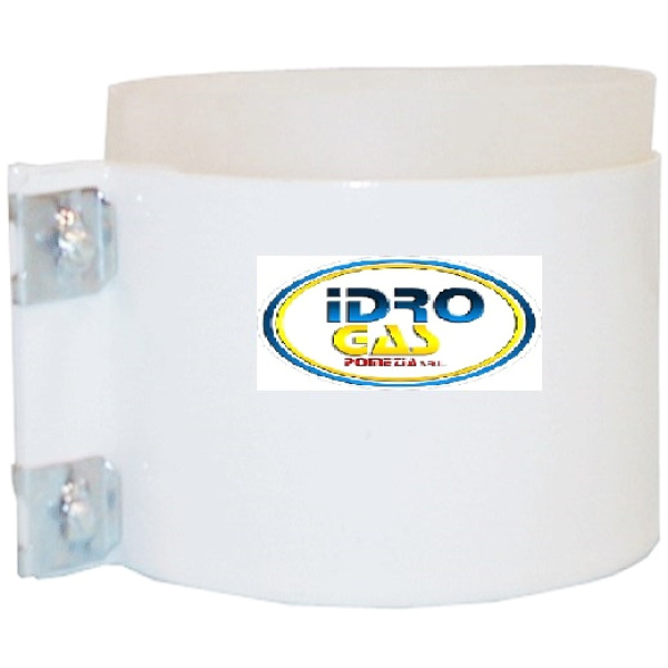 FASCETTA C/GUARNIZIONE D.100 TUBO FUMI