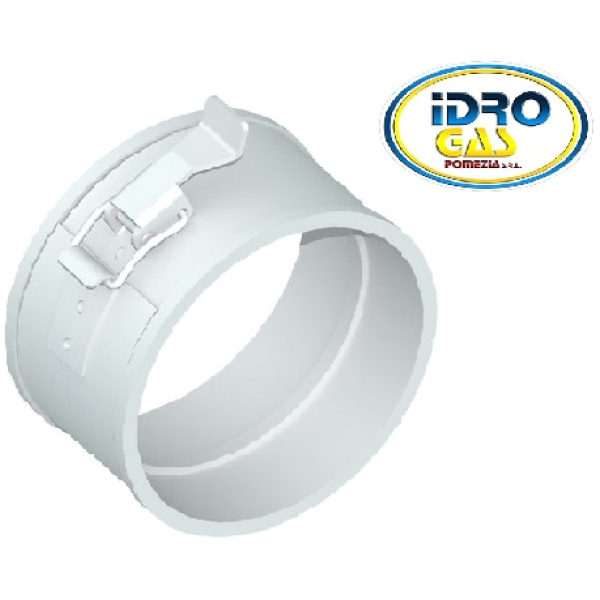 FASCETTA C/GUARNIZIONE D.60 TUBO FUMI