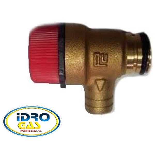 VALVOLA SICUREZZA 3 BAR INNESTO