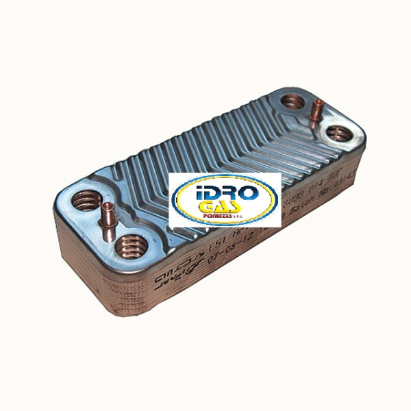 SCAMBIATORE SECONDARIO SANITARIO 14 PIASTRE NIKE/EOLO MINI 24KW