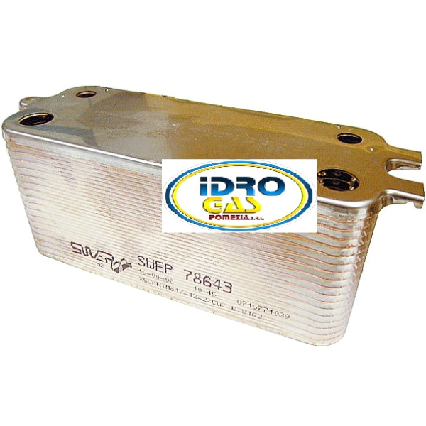 SCAMBIATORE SECONDARIO SANITARIO JUNKERS 28 MEGALIS