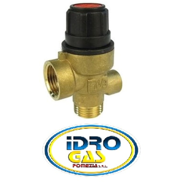 VALVOLA DI SICUREZZA C/PORTAMANOMETRO