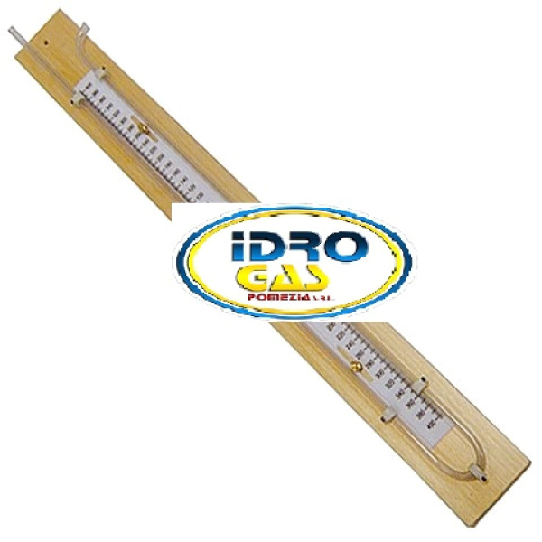 MANODEPRIMOMETRO A U CM40 H2O -livella ad acqua-