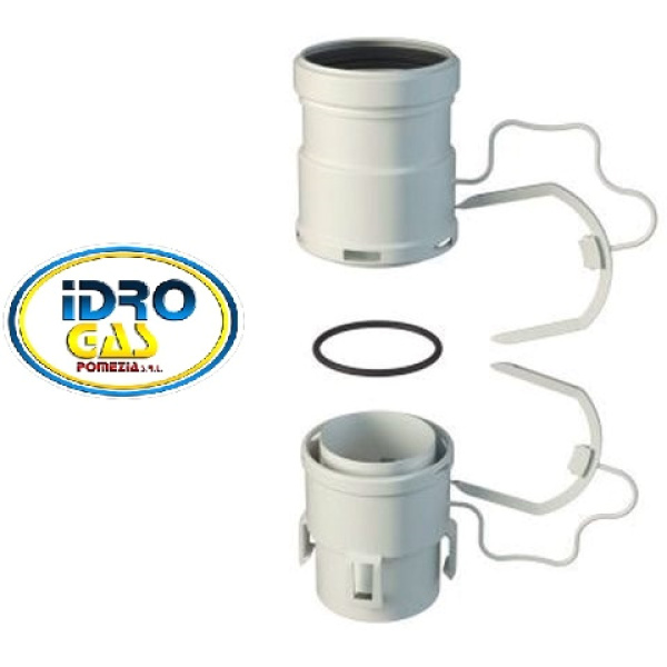 ADATTATORE PER FLESSIBILE PPS D.80 CONDENSAZIONE