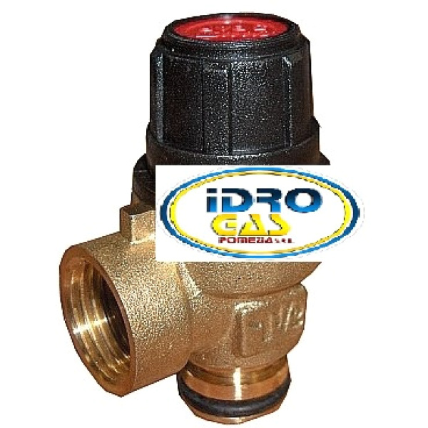 VALVOLA SICUREZZA 3 BAR INNESTO