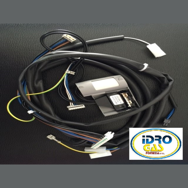 CABLAGGIO VENTILATORE, SENSORE SIC.+ PRESS. + ATT. + CONDENSATORE