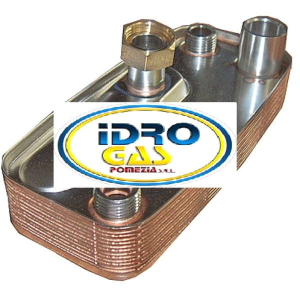 SCAMBIATORE SECONDARIO SANITARIO 15P. IMMERGAS INTERF.+INNESTO