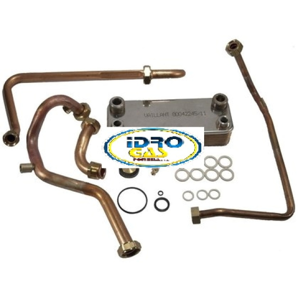 SCAMBIATORE SECONDARIO SANITARIO + KIT VAILLANT