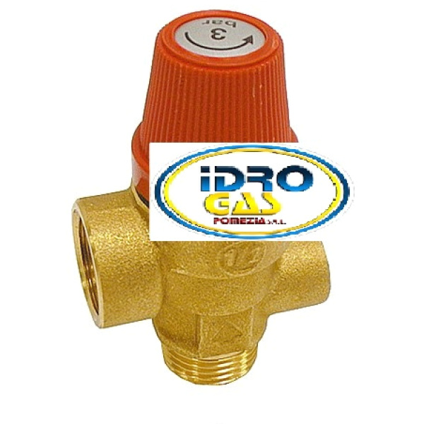 VALVOLA SICUREZZA P/MANOM.3 BAR M.