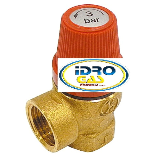 VALVOLA SICUREZZA 1/2 F.6 BAR