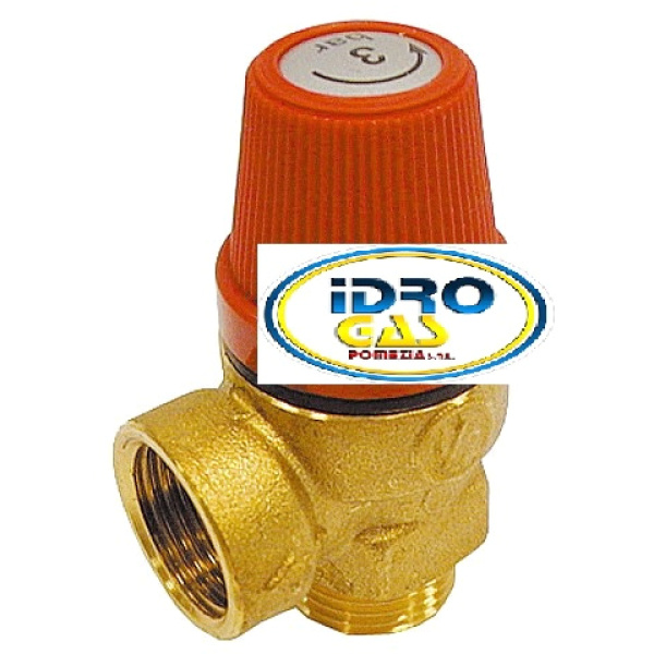 VALVOLA SICUREZZA 1/2 M 6BAR