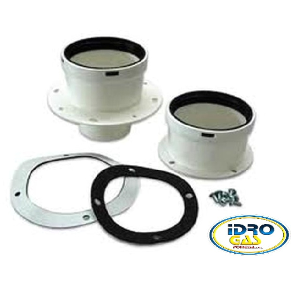 KIT CONDOTTI SEPARATI 80 C/FLANGIA CONDENSAZIONE
