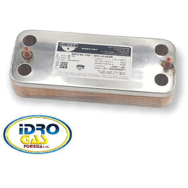 SCAMBIATORE SECONDARIO 14 PIASTRE INT. 160 FERROLI